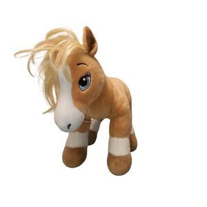 Build a Bear Horses & Hearts Riding Club Palomino American Quarter Horse 16 Inch